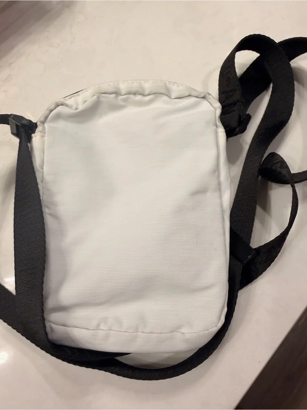 Jordan White Mini Crossbody Bag with Red Jumpman